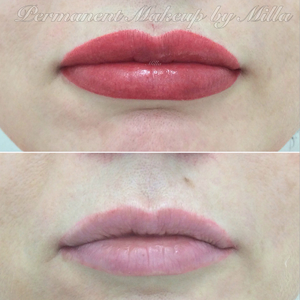 lip blushing color treatment
